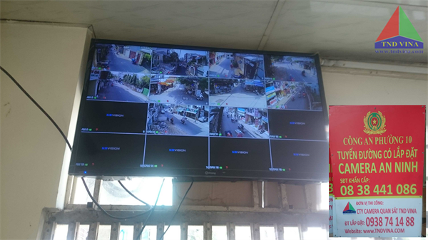 Lắp đặt camera quan sát tuyến đường Đặng Văn Ngữ Phường 10 Phú Nhuận